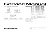 Panasonic KX-Tg16xx - Service Manual