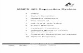 MMPX 403 Separator Manual