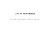 Linear Kinematics 1