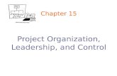 15. Project Organization, Leadership