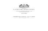 Act 646 - Arbitration Act 2005