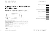 Sony Digital Photo Frame DPF-A72N/E72N/D72N
