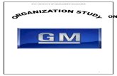 Genereal Motors Orgn Study