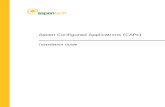 Aspen Configured Applications (CAPs)