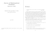 Survey of Mathematical Problems-simply