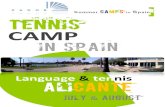 International Tennis Summer Camp Alicante ZadorSpain