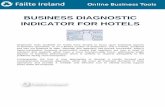 Business Diagnostic Indicator for Hotels