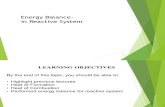 L3 Energy Balance Reactive System