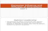 Consumer and Diffusion of Innovation-Unit 4