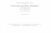 Lee 40 Leichte Etuden Easy Etudes for Cello Op70 Becker