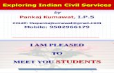 Pankaj Kumawat - Talk on Civil Services @ IIIT-H