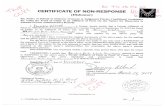 Maryland Motor Vehcile Administration Default and Certificate of Non-response