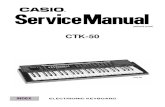 Casio CTK50 Service Manual