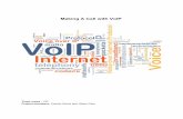 Making A Call with VoIP