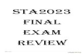 STA2023 Final Exam Grade Saver fall 14 (New) Notes.pdf
