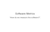 Software Metrics 2