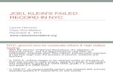 Joel Klein's Record of Failure as NYC Chancellor