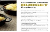 EatingWell Budget Dinners Cookbook