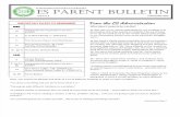 ES Parent Bulletin Vol#9 2014 Dec 5