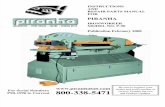 piranha P90-1990 Manual