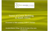 Braune Status of Green Building in South Africa