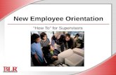 New Hire Orientation - Internship, fresh start