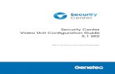 En.security Center Video Unit Configuration Guide 5.1 SR2