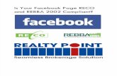 Is Your Facebook Profile RECO and REBBA 2002 Compliant?