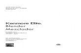 Kenmore Elite Blender Manual
