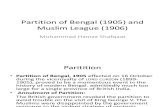 Lec 6,7 - Partition of Bengal to Khilafat Movement