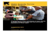 IRC Akkar Water Scarcity Survey