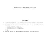 Linear Regression SPSS