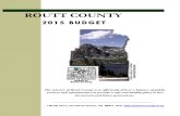 2015 Routt County budget
