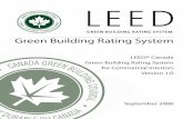 Green Building Rating System for Comm. Interiors
