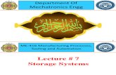 Lec # 7 Storage Systems
