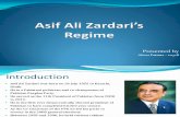 -Asif Ali Zardari - Regime