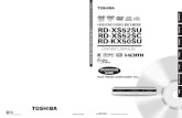 Toshiba DVD HDD RD-XS52SU manual user guide