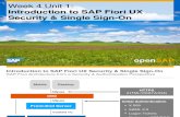 OpenSAP Fiori1 Week 04 Securing SAP Fiori UX