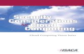 Security Considerations Cloud Computing