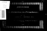 Zionism and Its Relation to Prophecy (1898)
