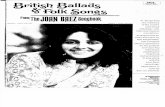 Joan Baez - British Ballads & Folk Songs 1967