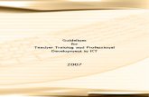 Guidelines Teacher Training