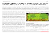 Analyzing Power Integrity Issues Power Plane Interaction