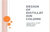 Design of Distillation Column