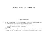 Company Law B 3rd Term