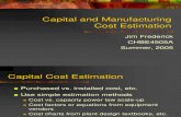 Capital and Manufacturing Cost Estimation.ppt