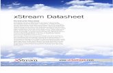 Datasheet XStream Technical Data Sheet 12-6-12 Copy