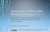 Overview of Parallel Programming in C++ - Pablo Halpern - CppCon 2014