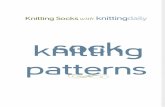 7patterns for Knitted Socks