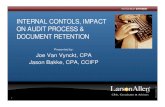 Internal Controls, Impact on Audit Process and Document Retention (3)